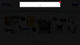What Sagepub.com website looked like in 2022 (3 years ago)