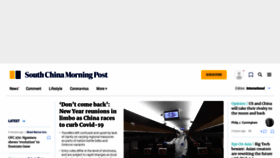 What Scmp.com website looked like in 2022 (2 years ago)