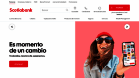 What Scotiabank.com.mx website looked like in 2022 (2 years ago)