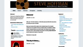 What Stevehoffman.tv website looked like in 2022 (2 years ago)