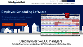 What Scheduleanywhere.com website looked like in 2022 (2 years ago)