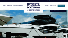 What Southamptonboatshow.com website looked like in 2022 (2 years ago)