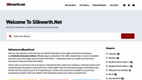 What Silkworth.net website looked like in 2022 (2 years ago)