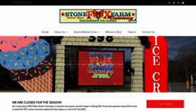 What Stonefoxfarmcreamery.com website looked like in 2022 (2 years ago)