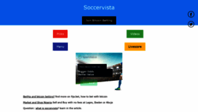 What Soccervista.ng website looked like in 2022 (2 years ago)
