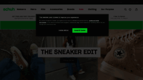 What Schuh.co.uk website looked like in 2022 (2 years ago)