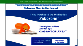What Suboxantitrust.com website looked like in 2022 (2 years ago)