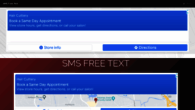 What Smsfreetext.com website looked like in 2022 (2 years ago)