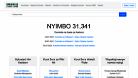 What Swahilimusicnotes.com website looked like in 2022 (4 years ago)