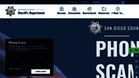 What Sdsheriff.net website looked like in 2022 (2 years ago)