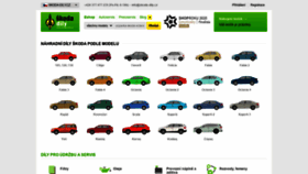What Skoda-dily.cz website looked like in 2022 (2 years ago)
