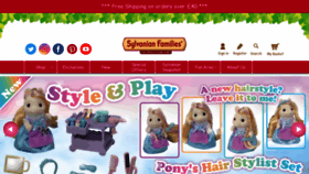 What Sylvanianfamilies.co.uk website looked like in 2022 (2 years ago)