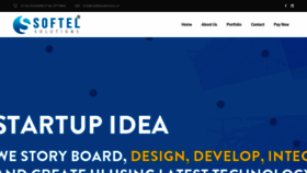 What Softelsolutions.in website looked like in 2022 (3 years ago)