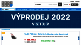 What Softcom.cz website looked like in 2022 (3 years ago)