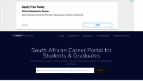 What Studentroom.co.za website looked like in 2022 (2 years ago)