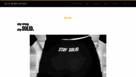 What Solidbrandapparel.com website looked like in 2022 (2 years ago)