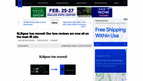 What Slrgear.com website looked like in 2022 (2 years ago)