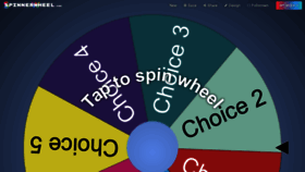 What Spinnerwheel.com website looked like in 2022 (2 years ago)
