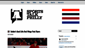 What Sportstalkphilly.com website looked like in 2022 (2 years ago)