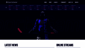 What Sportsgamer.gg website looked like in 2022 (2 years ago)