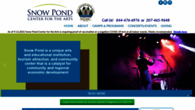 What Snowpond.org website looked like in 2022 (2 years ago)