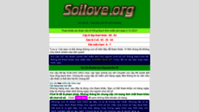What Soilove.org website looked like in 2022 (2 years ago)