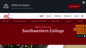 What Swccd.edu website looked like in 2022 (2 years ago)