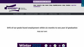 What Saskpolytech.ca website looked like in 2022 (2 years ago)