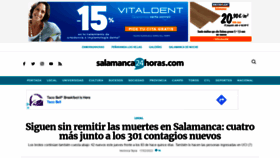 What Salamanca24horas.com website looked like in 2022 (4 years ago)