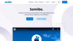What Somiibo.com website looked like in 2022 (2 years ago)