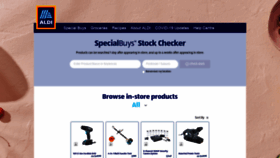 What Stockcheck.aldi.com.au website looked like in 2022 (2 years ago)