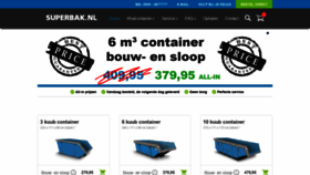 What Superbak.nl website looked like in 2022 (2 years ago)
