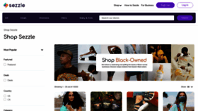 What Shop.sezzle.com website looked like in 2022 (2 years ago)