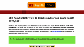 What See.results.news website looked like in 2022 (2 years ago)