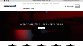 What Superherogearstore.com website looked like in 2022 (2 years ago)