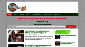 What Songbaze.com.ng website looked like in 2022 (2 years ago)