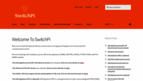 What Switchpi.com website looked like in 2022 (2 years ago)