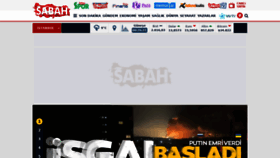 What Sabah.com.tr website looked like in 2022 (3 years ago)