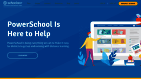 What Schoology.com website looked like in 2022 (2 years ago)