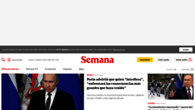 What Semana.com website looked like in 2022 (2 years ago)
