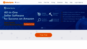 What Sellersprite.com website looked like in 2022 (2 years ago)