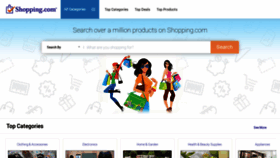 What Shopping.com website looked like in 2022 (2 years ago)
