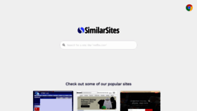 What Similarsites.com website looked like in 2022 (2 years ago)