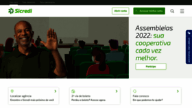 What Sicredi.com.br website looked like in 2022 (2 years ago)