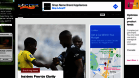 What Soccerladuma.co.za website looked like in 2022 (2 years ago)