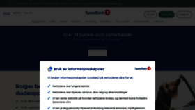 What Sparebank1.no website looked like in 2022 (2 years ago)