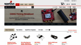 What Sparkfun.com website looked like in 2022 (2 years ago)