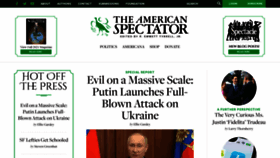 What Spectator.org website looked like in 2022 (2 years ago)