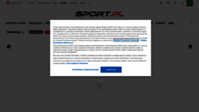 What Sport.pl website looked like in 2022 (2 years ago)