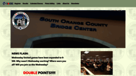What Southorangecountybridge.center website looked like in 2022 (2 years ago)